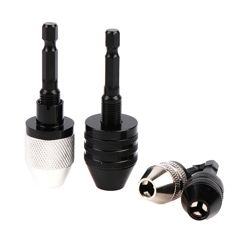 

1PC 0.3-8mm Clamping Range Keyless Drill Chuck Screwdriver Impact Driver Adapter Drill Bit Chuck Adapter