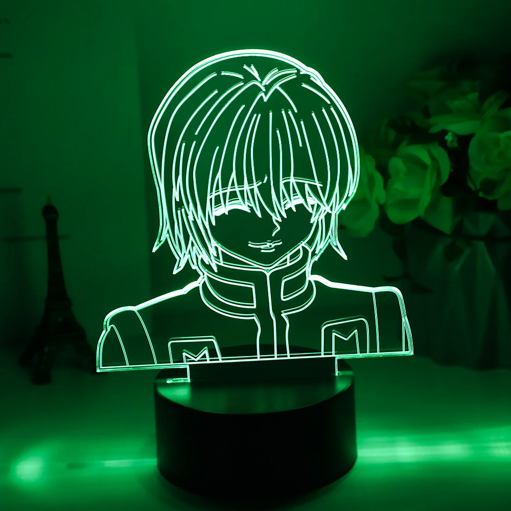 Светодиодный ночник Hunter X в стиле аниме Killua Zoldyck светильник с изменением цвета Usb