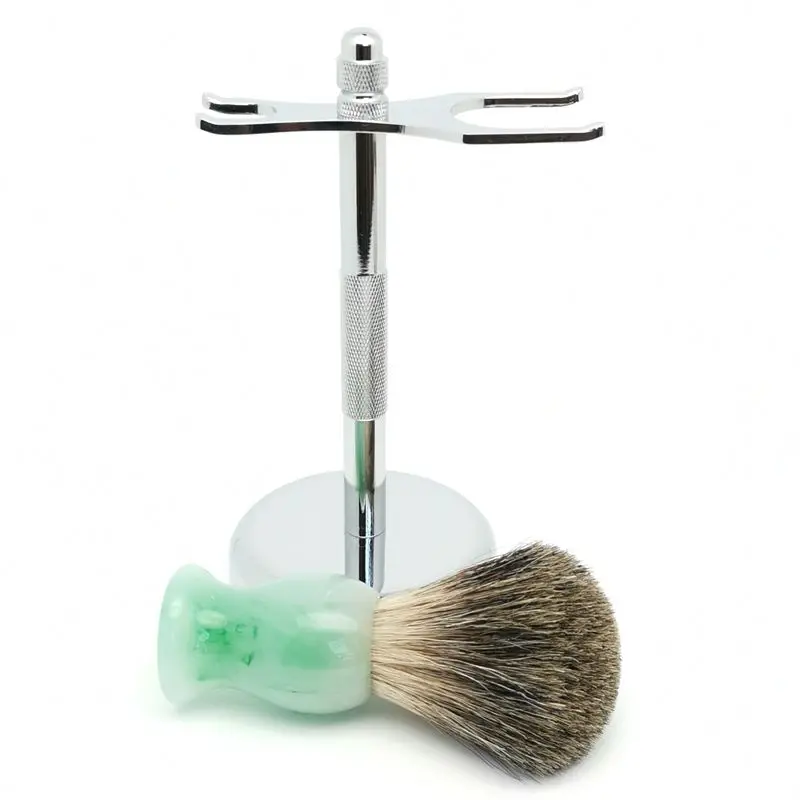TEYO чистый Барсук щетка для бритья волос и подставка набор идеально подходит