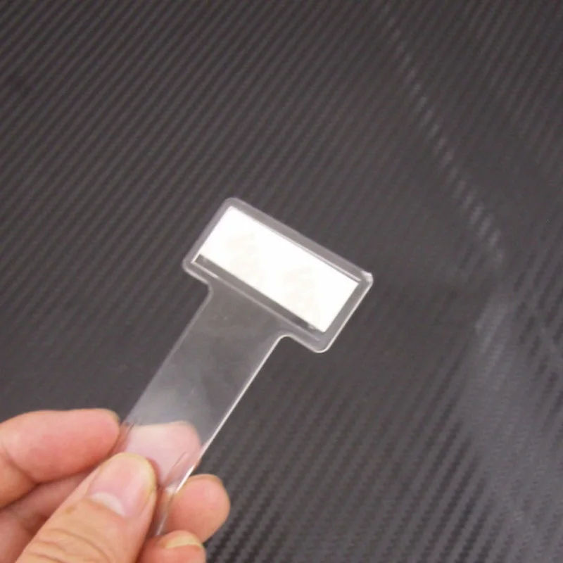 2 шт. прозрачный Автомобильный держатель для парковочных билетов клипса оконный