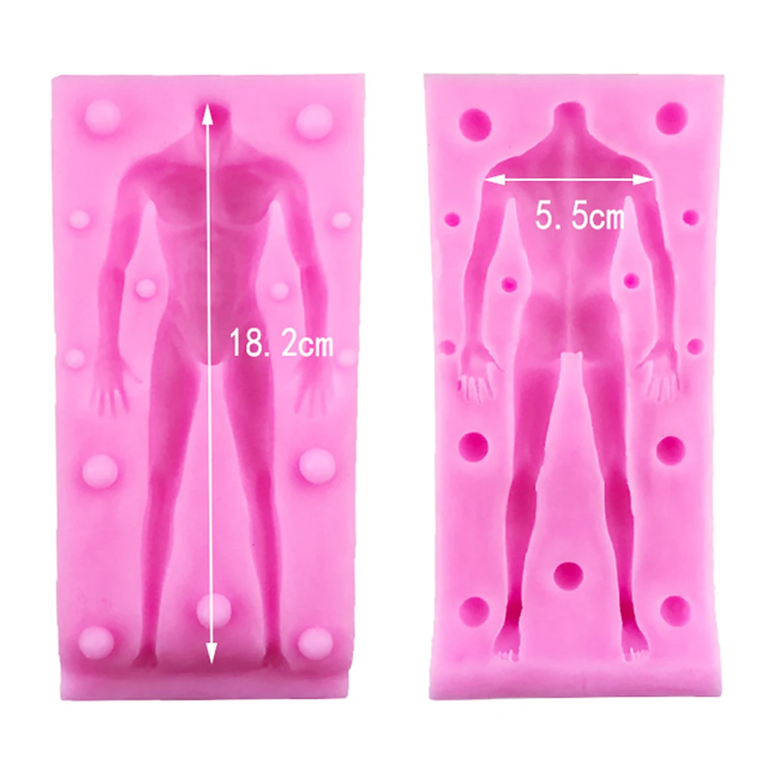 Силиконовая форма в форме тела 3D инструмент для помадки ручной работы сделай сам