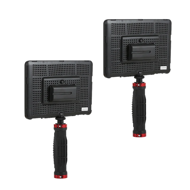 Продажа FalconEyes тонкий светодиодный Камера заполняющего светильник 15 Вт двухцветная Портативный супер с ручной держатель и Батарея пустой чехол DV-80SL...