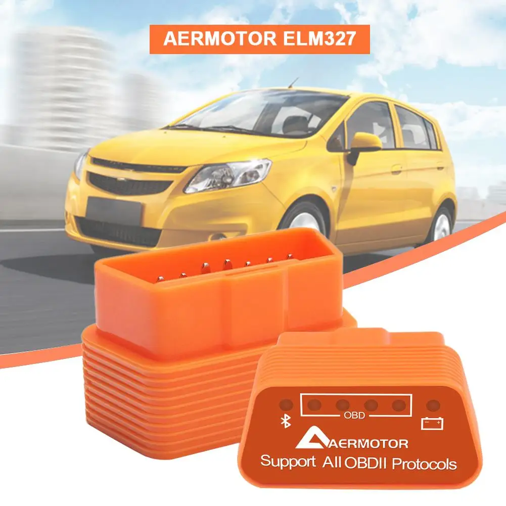 ELM327 V1.5 Wi-Fi Bluetooth OBD2 автомобильный диагностический сканер с поддержкой системы