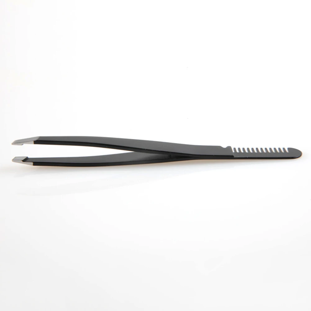 Новинка 1 шт. пинцет для бровей черного цвета волос красота наклонный съемник