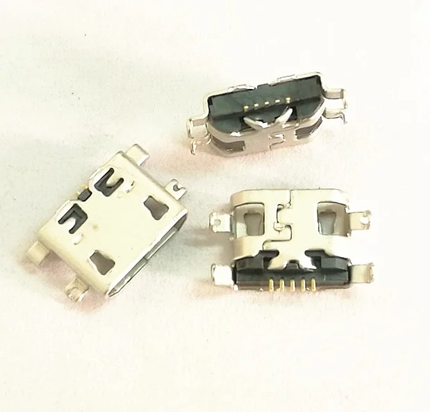 500 шт. для Alcatel OT995 mini micro usb зарядка Разъем подключения зарядного устройства