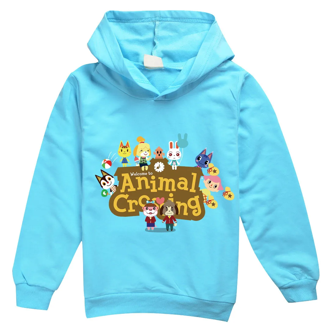 2022 Spring Autumn Children Clothes Animal Crossing Long Sleeve Hoodies Boy Girl Print Cartoon Fashion Sweatshirt Kids Clothing |