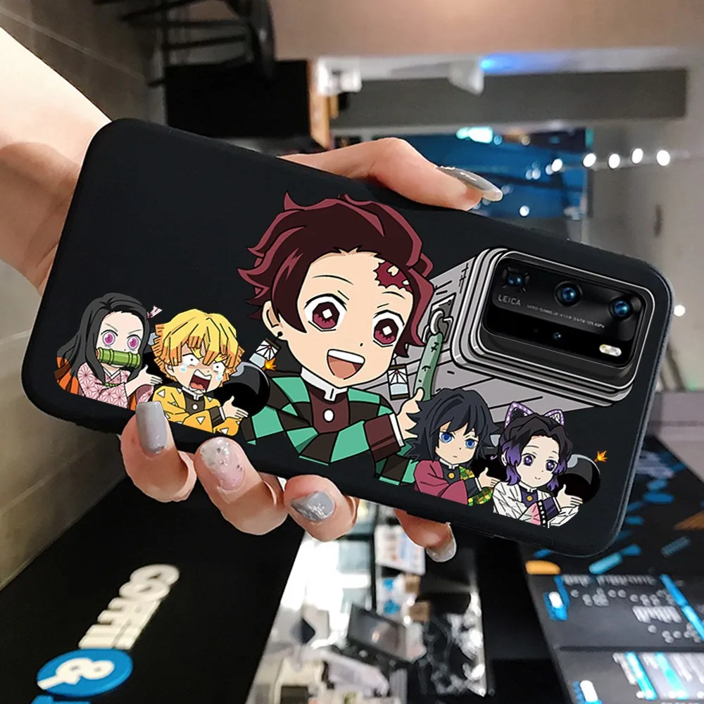 

PUNQZY Japan Anime Demon Slayer Phone Case For Samsung Galaxy A51 5G A71 A50 A30 A70 S20FE S10 Cute Transparent Soft TPU Cover