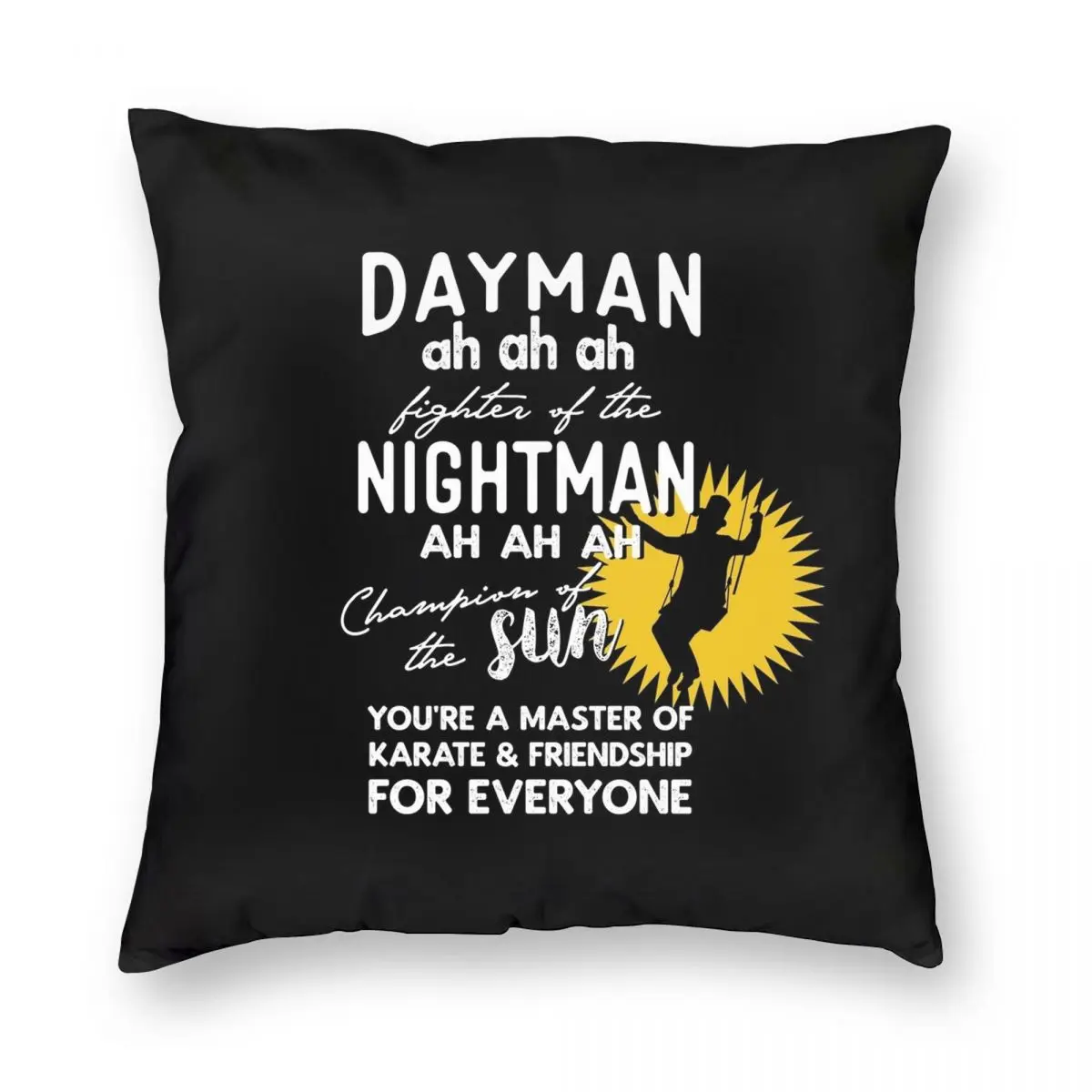 

The Nightman Cometh Square Pillowcase Polyester Linen Velvet Printed Zip Decorative Throw Pillow Case Home Cushion Cover 18"