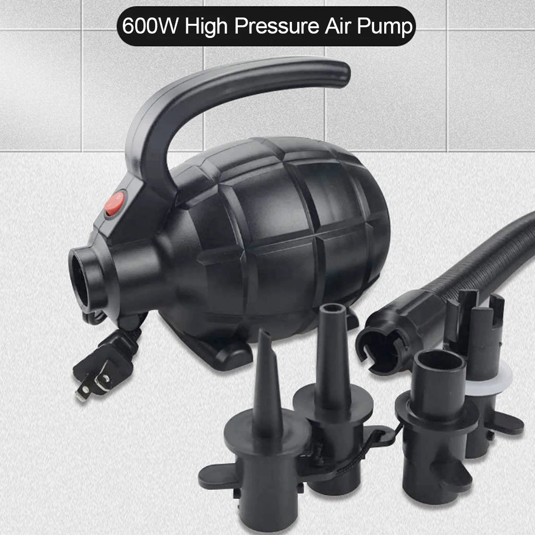 

220V 600W High Pressure Air Compressor Pump Electric Portable Inflatable Pump Air Inflator For Home Tent Rubber Boat