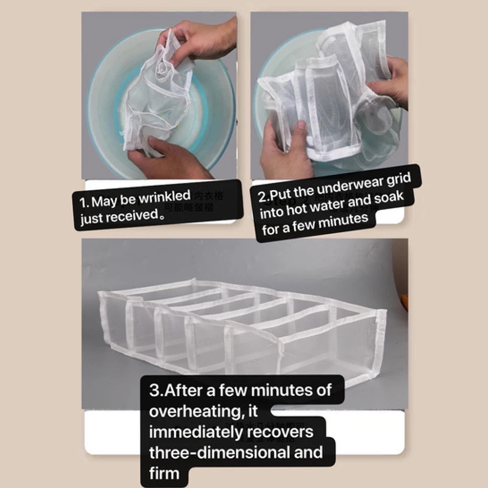 

Foldable Underwear Drawer Organizers Dividers Closet Dresser Clothes Storage boxs dresser boxes For Bras Scarves Ties Socks