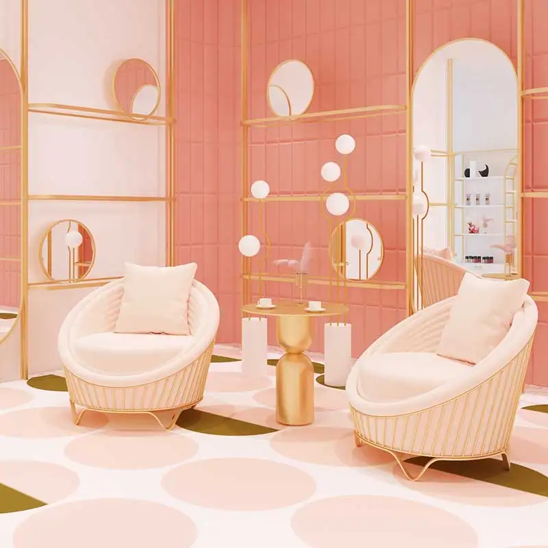 Современная Минималистичная помада футбол магазин ногтей стол для переговоров