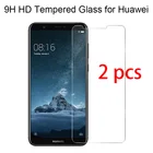 2 шт.! Закаленное стекло, Защитное стекло для Huawei Y7 Prime Y6 Pro Y5 Lite Y3, Защита экрана для Huawei Y6 Y5 Y3 ii