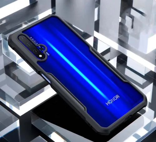 Black-No Ring Для huawei nova 5t чехол Xundd Роскошные прозрачные подушки безопасности ударопрочный задний кольцевой чехол для Honor 20 Pro чехол для Honor 20 чехол Funda - Цвет: Black-No Ring