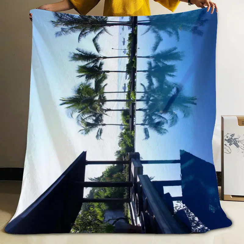 ?? Musifeカスタム美しいバリ島フランネル毛布デザイン独自の毛布フランネル毛布ソファdiyのドロップシッピング