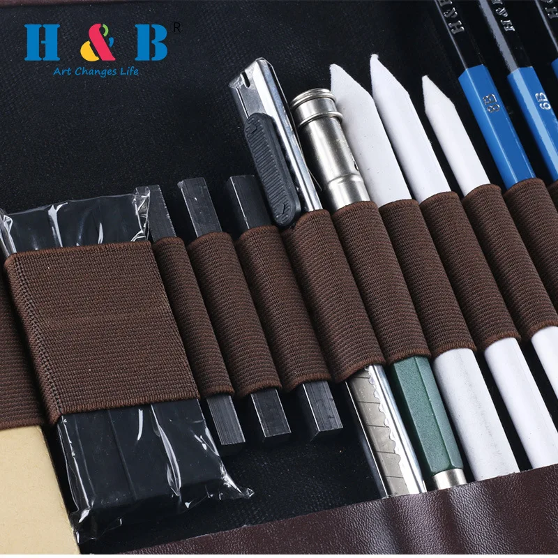 Набор карандашей для рисования 32 шт. профессиональные кисточки | Канцтовары