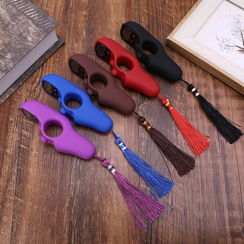 Портативный Ручной цифровой счетчик бусин с подсветкой ручной сброс пальцев