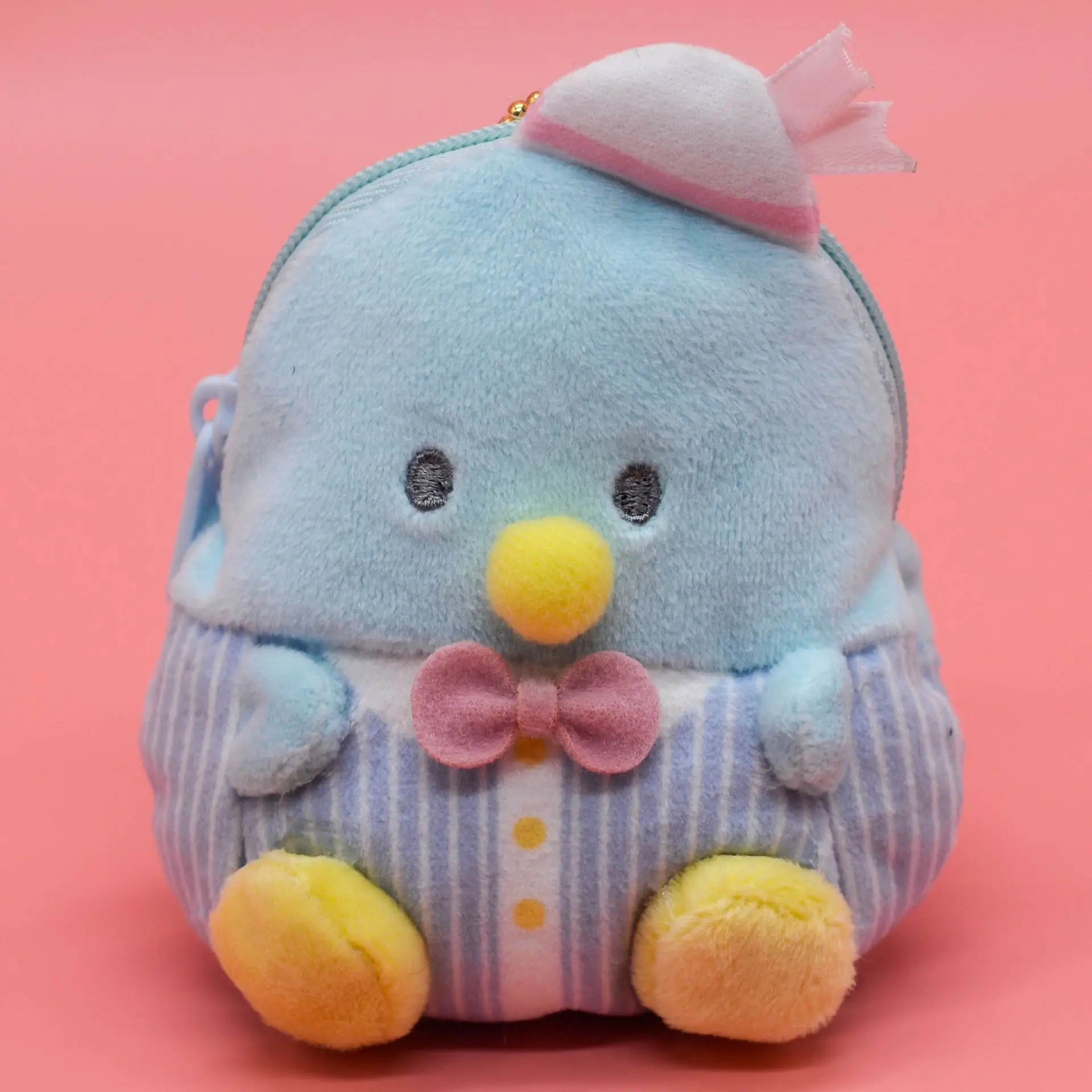 1pcs 9cm Sanrio Cute Anime Cartoon Plush Toys My Melody Animal Crossing Dolls Soft Kity Cat Coin Pure Pendant for Girls Gifts - Цвет: Зеленый