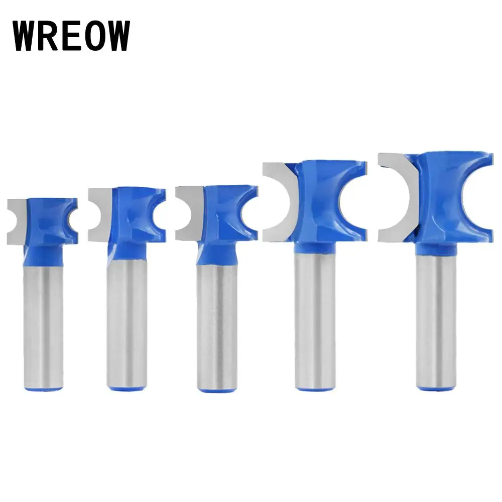 Фреза с полукруглым хвостовиком твердосплавная насадка для фрезерного станка 1/2