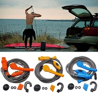12v outdoor shower portable bathe open country dc car shower high pressure power washer electric pump for camping travel