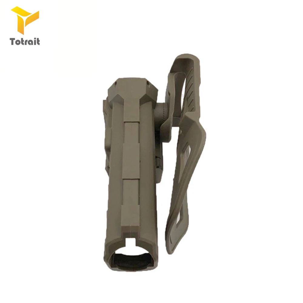 

Movable Waist Holster for Colt 1911 Pistol Combat with Flashlight or Laser Mounted Right Hand Tactical Hunting Airsoft Gun Case