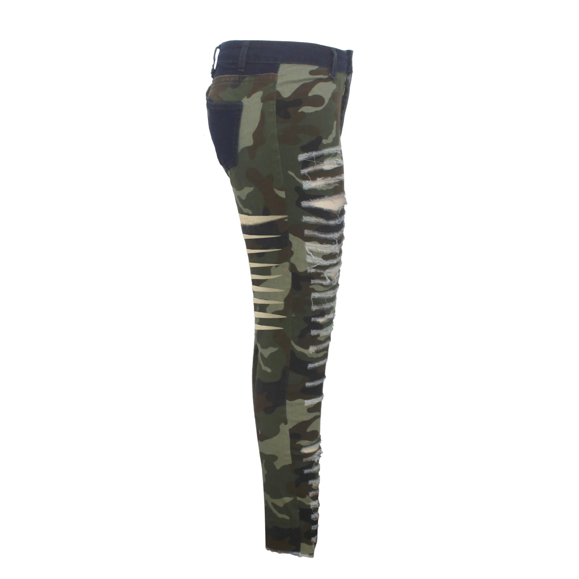 

foreign European and American trend personalized jeans pants