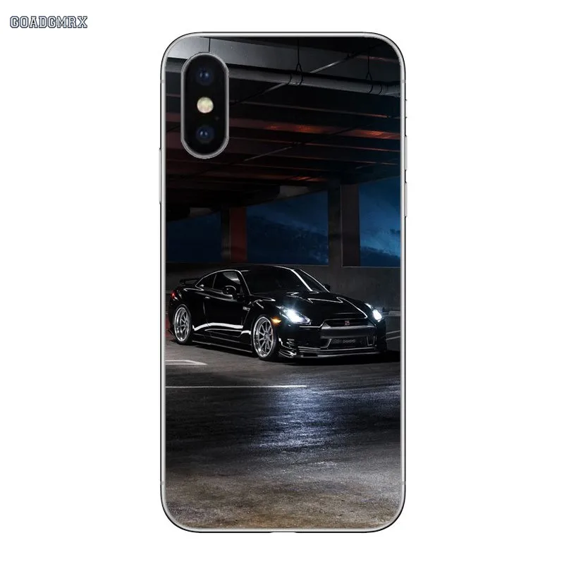 Для Samsung Galaxy A3 A5 A7 A750 2016 2017 A10 A30 A40 A50 A70 A6 A8 A9 плюс J8 2018 Nissan GTR автомобиль прозрачный