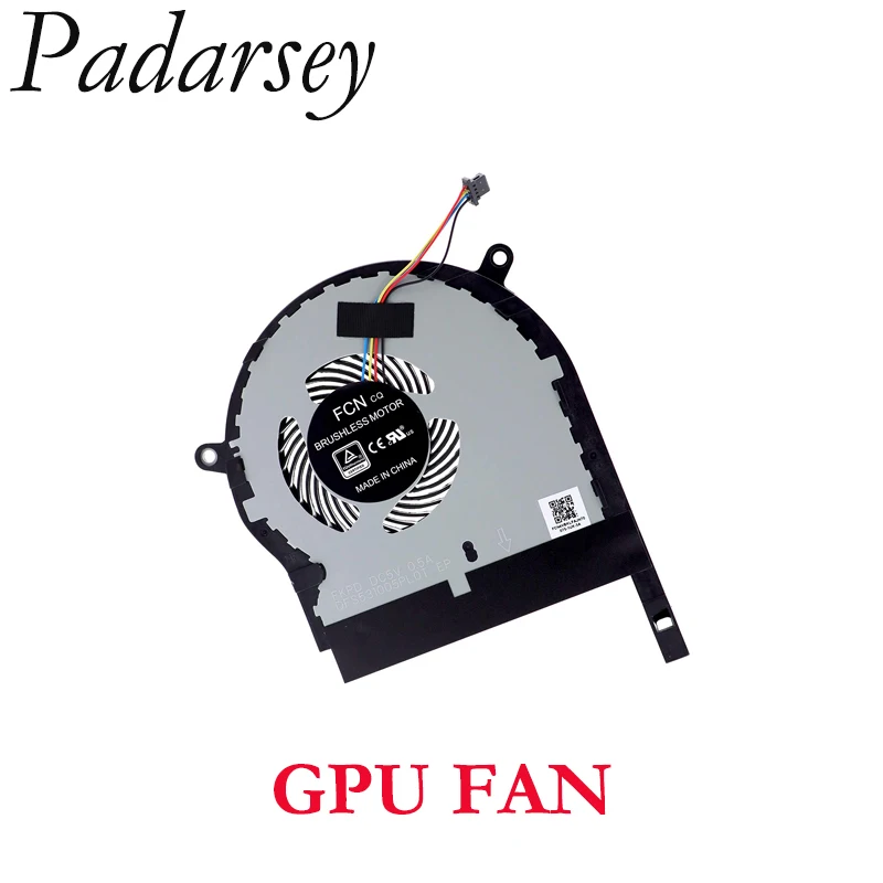 pardarsey brand new cpu cooling fan wgpu fan for asus tuf gaming laptop fx504 fx80 zx80 fx504g fx504gd fx80g fx80ge zx80g free global shipping