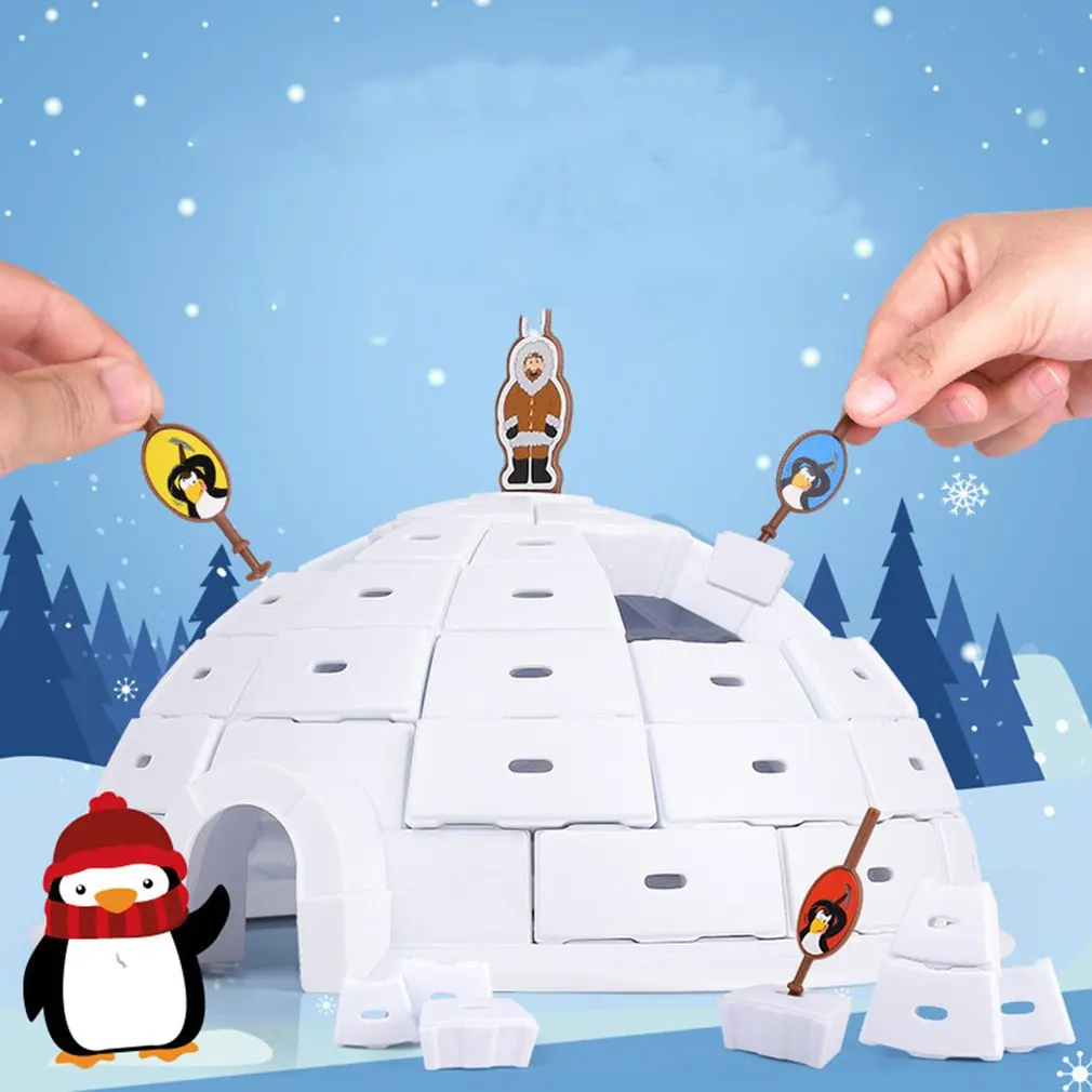 Пингвин снежный дом родитель ребенок Interactives развивающие игрушки взрослых