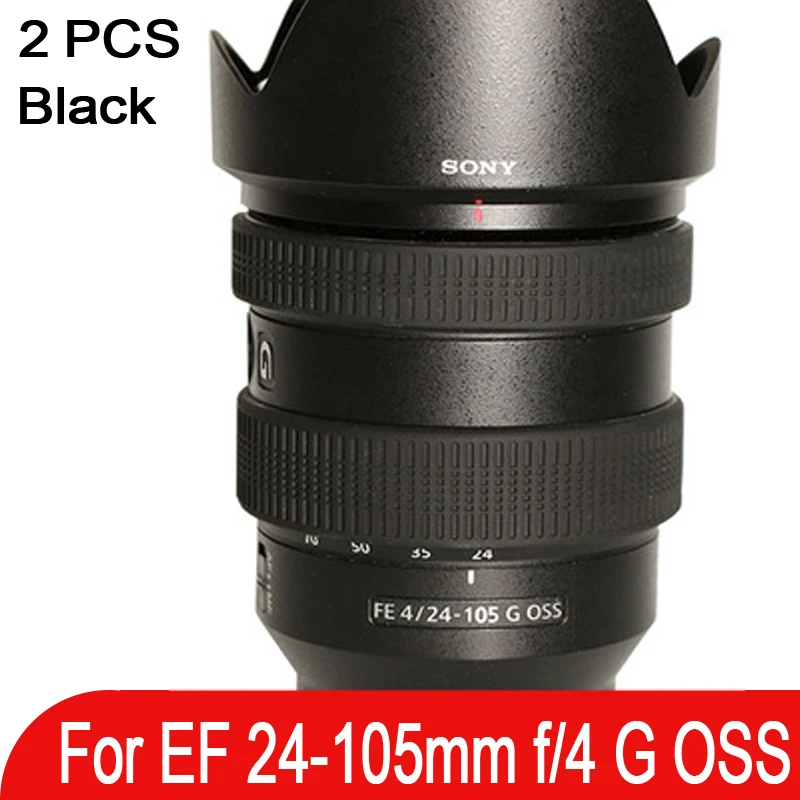 Protector de anillo de enfoque de lente de cámara de silicona de goma para SONY EF 24-105mm F/4G OSS DSLR SLR