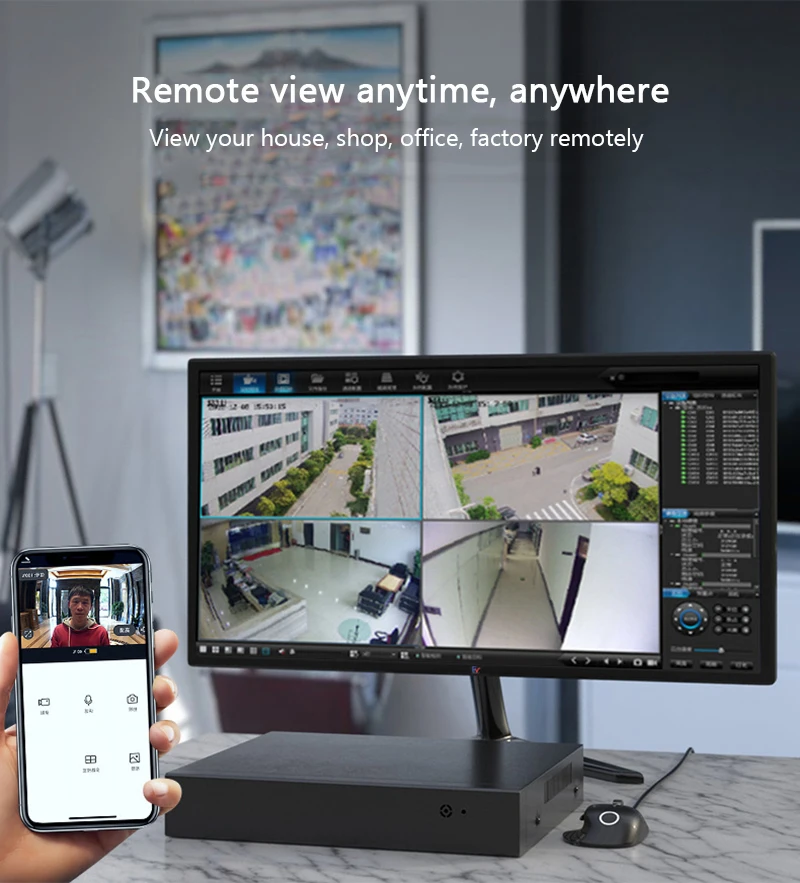 Умный сетевой видеорегистратор Tuya Onvif металлический чехол для IP-камеры