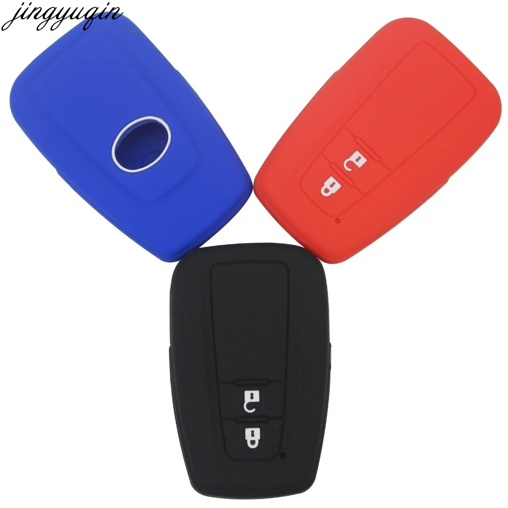 Дистанционный силиконовый автомобильный чехол для брелка с ключом защитный Toyota