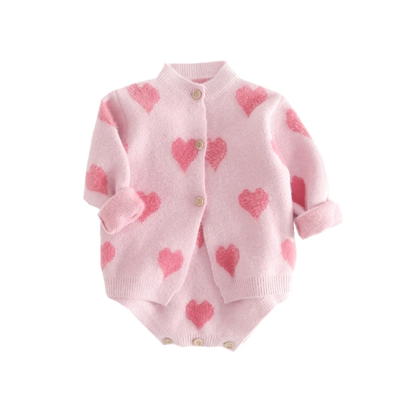 Новинка 2020 года розовый комплект одежды для новорожденных девочек милое пальто