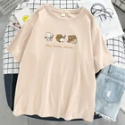 Оставайся дома, Мяу Кошки, женские футболки с индивидуальным принтом, свободные футболки с круглым вырезом, повседневная брендовая футболка, летняя мода, топы, женские