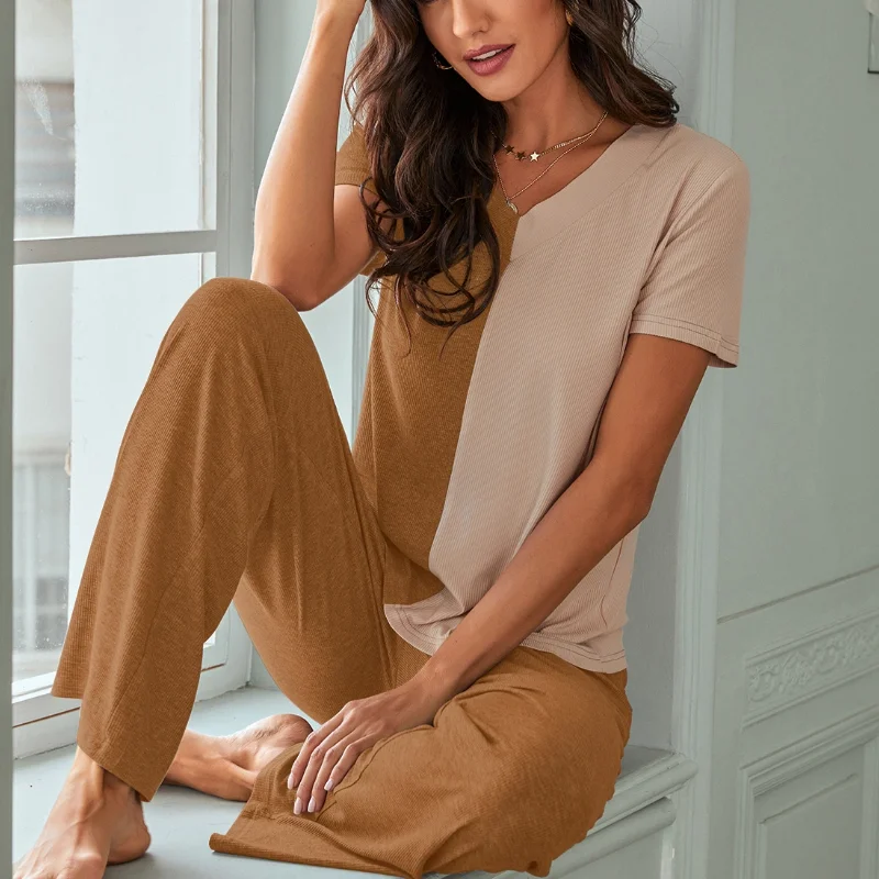 

BeeHouse 2 piece set two piece outfits ropa para conjuntos vestido de mujer Homewear matching for women dos piezas komplety2021