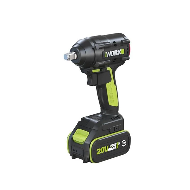 Беспроводной ударный гайковерт WORX WU279 бесщеточный двигатель 20 в литиевая батарея