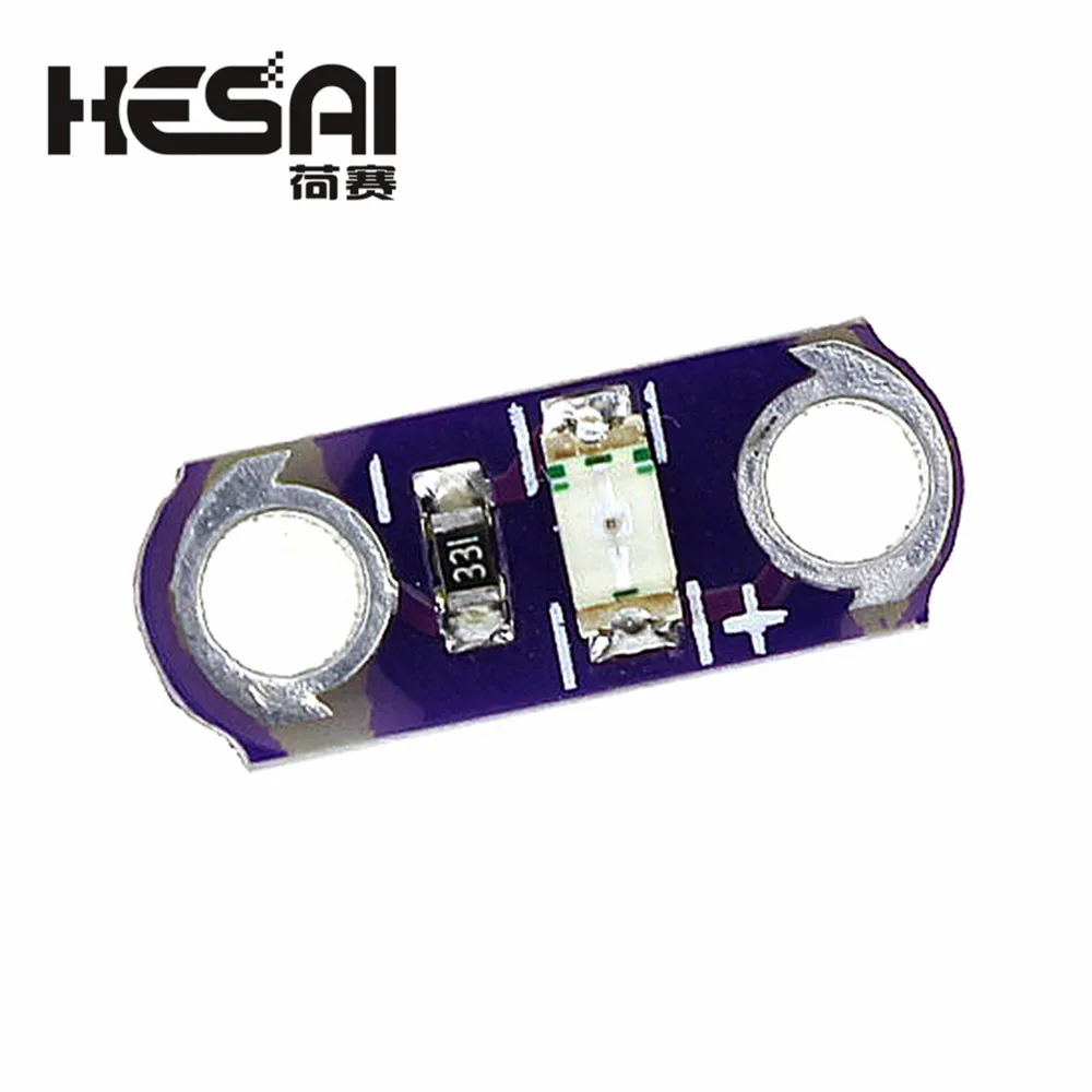 Светодиодный модуль LilyPad для arduino 10 шт./лот красный/белый/оранжевый/Emerald