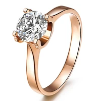 fashion luxury rings for women wedding aaa zircon engagement female ring rose gold ring romantic girlfriend gift accessories