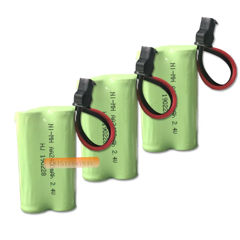 1 шт. батарея aa Ni-MH 2 4 V 2400 mAh/aa Аккумуляторная для RC электрический игрушечный