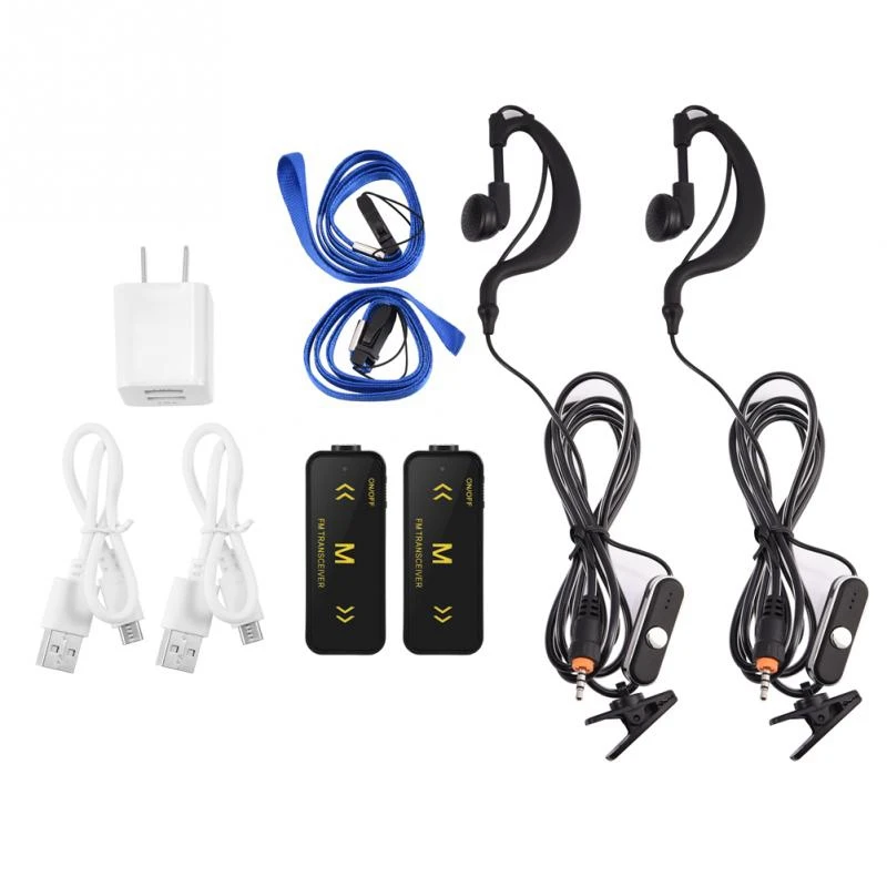 

2 PCS Walkie Talkie UHF Two-Way Radio Portable CB Radio UHF 400-470MHz Walkie Talkie Mini