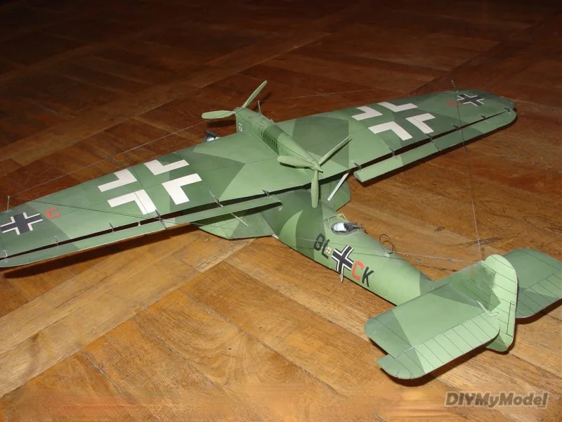DIYMyModeI-rompecabezas de doyle-18d alem&aacute;n, modelo de papel artesanal, hecho a mano juguete, accesorios de pel&iacute;cula-1