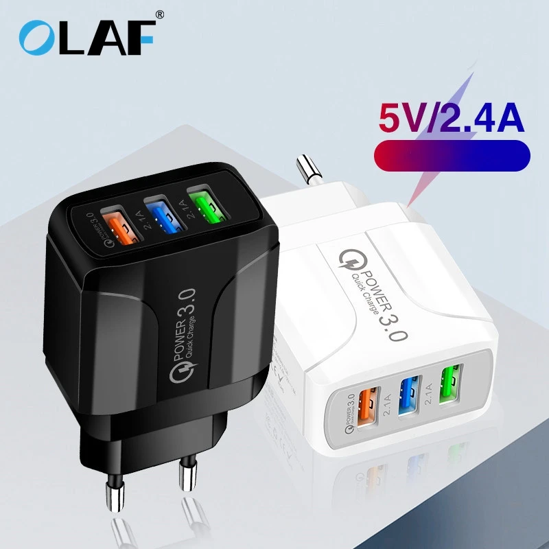 Olaf EU/US Plug USB зарядное устройство 5A Quik Charge 3 0 мобильный телефон для iPhone 11 Samsung Xiaomi