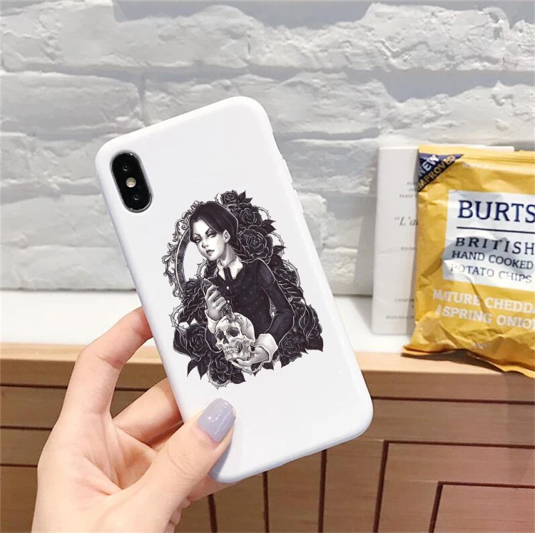 22919 Среда Addams семейный цветной Мягкий силиконовый чехол для телефона iphone 6/6s, 6 Plus/6s Plus, 7/8, 7 Plus/8 Plus, X, XS, XR, XSMax - Цвет: 22919