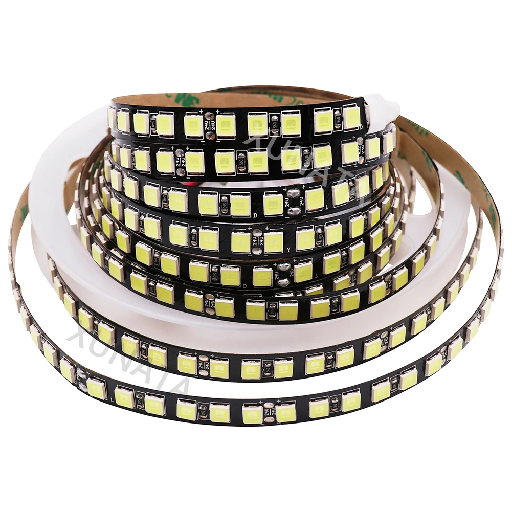 5 м DC24V Светодиодная лента 5054 120 светодиодный s/M IP65 IP67 Гибкая водонепроницаемая лента со светодиодными лампами для декорация внутри снаружи белый/теплый белый