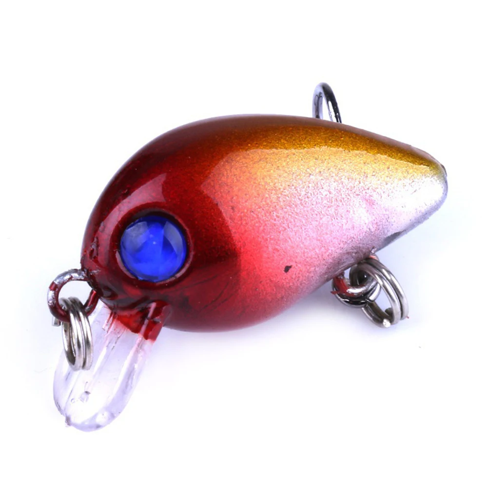 

10Pcs 3cm 1.5g Mini Crankbait Minnow Fish Fishing Baits Hard Lure with Hook