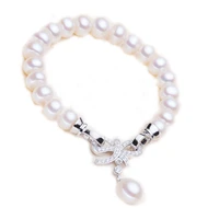 yknrbph womens s925 natural pearl bracelet bracelet girl birthday weddings gift for fine jewelry