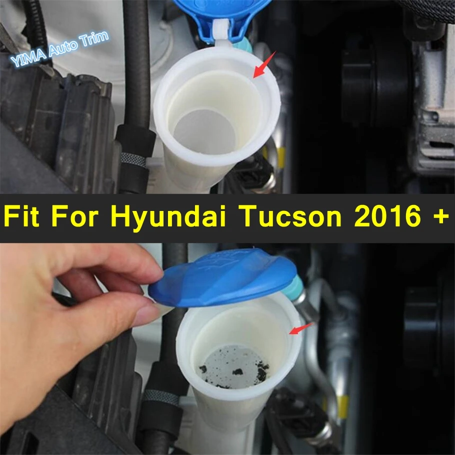 

Lapetus Cleaning Water Wiper Tank Filter Net 1PCS Fit For Hyundai Tucson 2016 - 2020 Plastic Accessories Interior Refit Kit