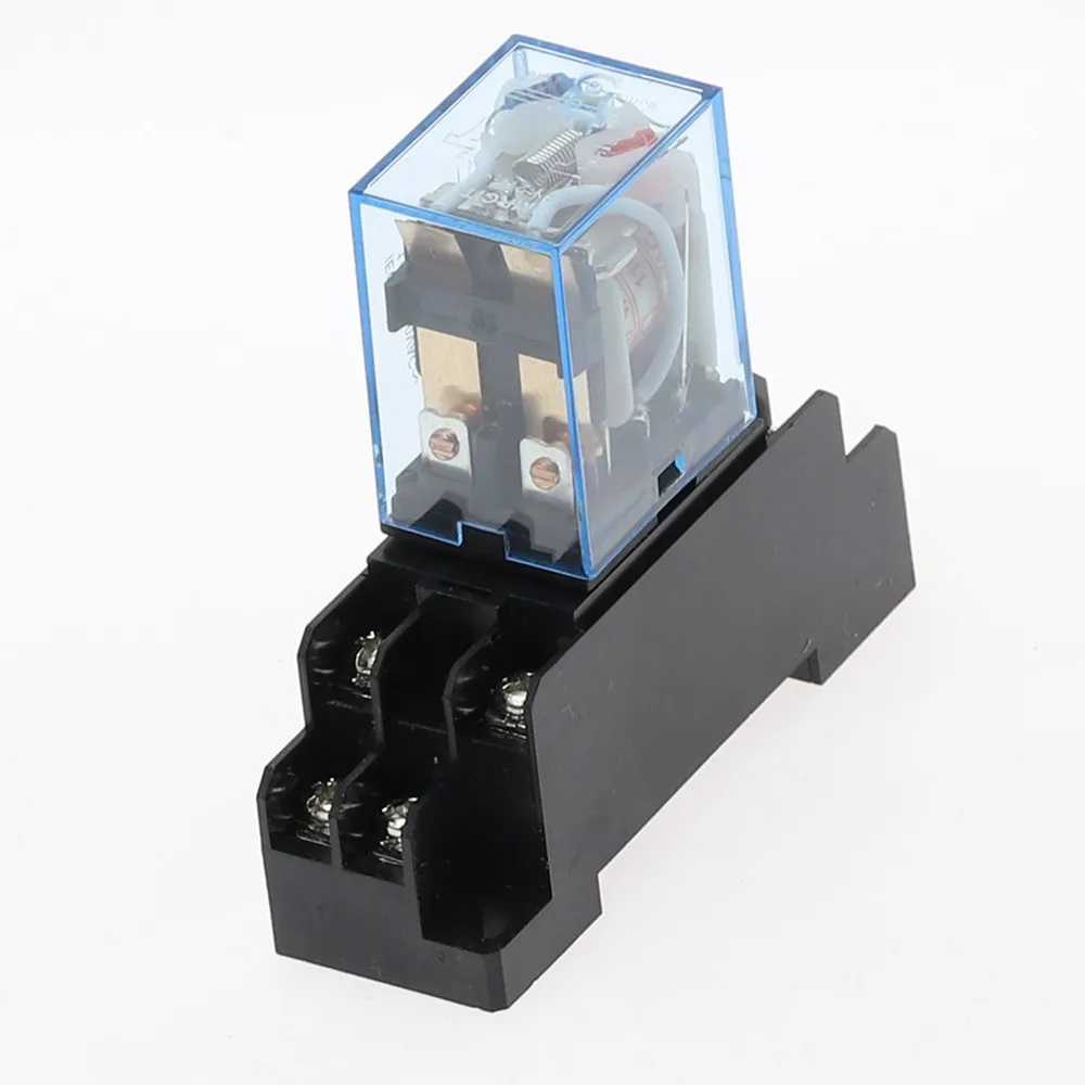 12V 24V 36V 110V 220V 380V DC/AC 10A 8PIN катушки Мощность реле DPDT LY2NJ HH62P HHC68A 2Z с цоколя|Реле| |