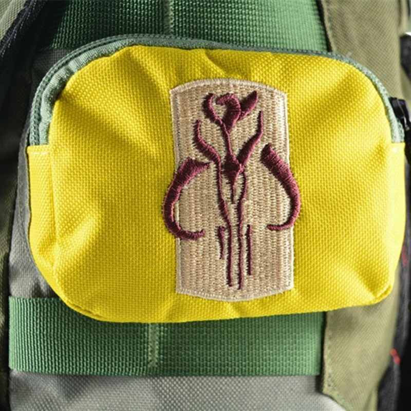

Mandalorian Boba Fett Cosplay Canvas Backpack Shoulders Bag Pocket Schoolbags Laptop Bags Prop
