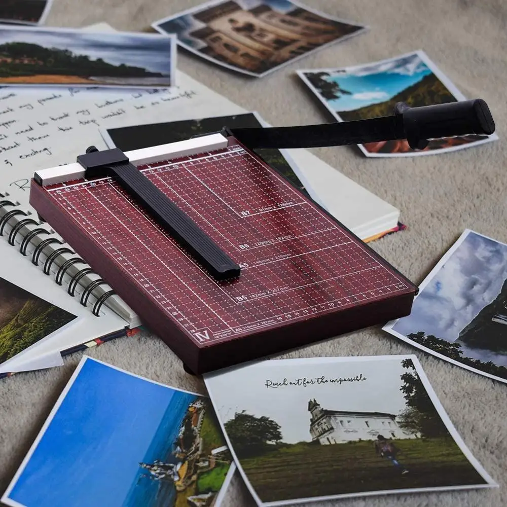 

A4 Paper Trimmer Guillotine Photo Cutter Office Paper Cutting Tool DIY Scrapbook Scissors Clippers For school office