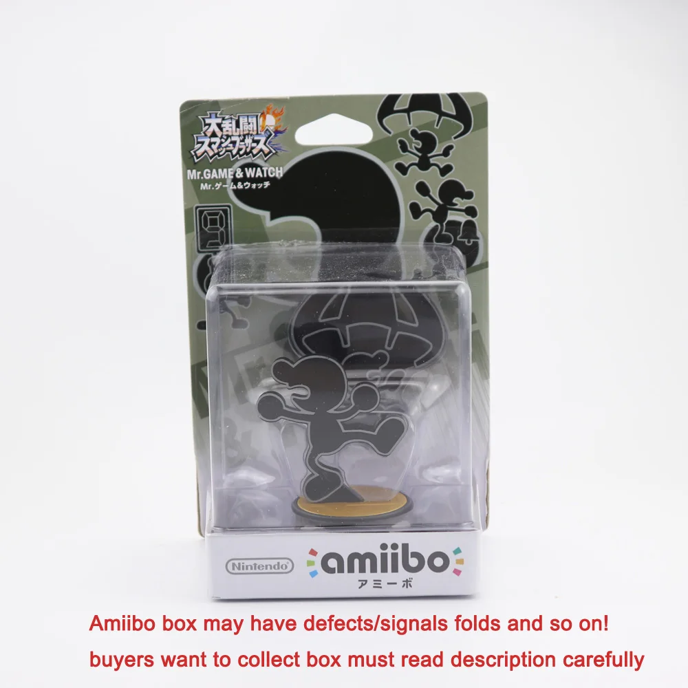 Mr Watch and Game Фигурка Amiibo Super Smash Bros. Серия Для nintendo переключатель Фирменная Новинка - Цвет: Mr Watch and Game